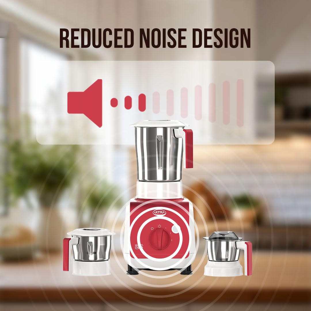 Ultra Stealth Elite Mixer Grinder - Metallic Red -6 Ultra Stealth Elite Mixer Grinder - Metallic Red -6
