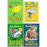 David Walliams 4 Books Collection Set (Slime, Blob, Bad Dad, The Ice Monster)