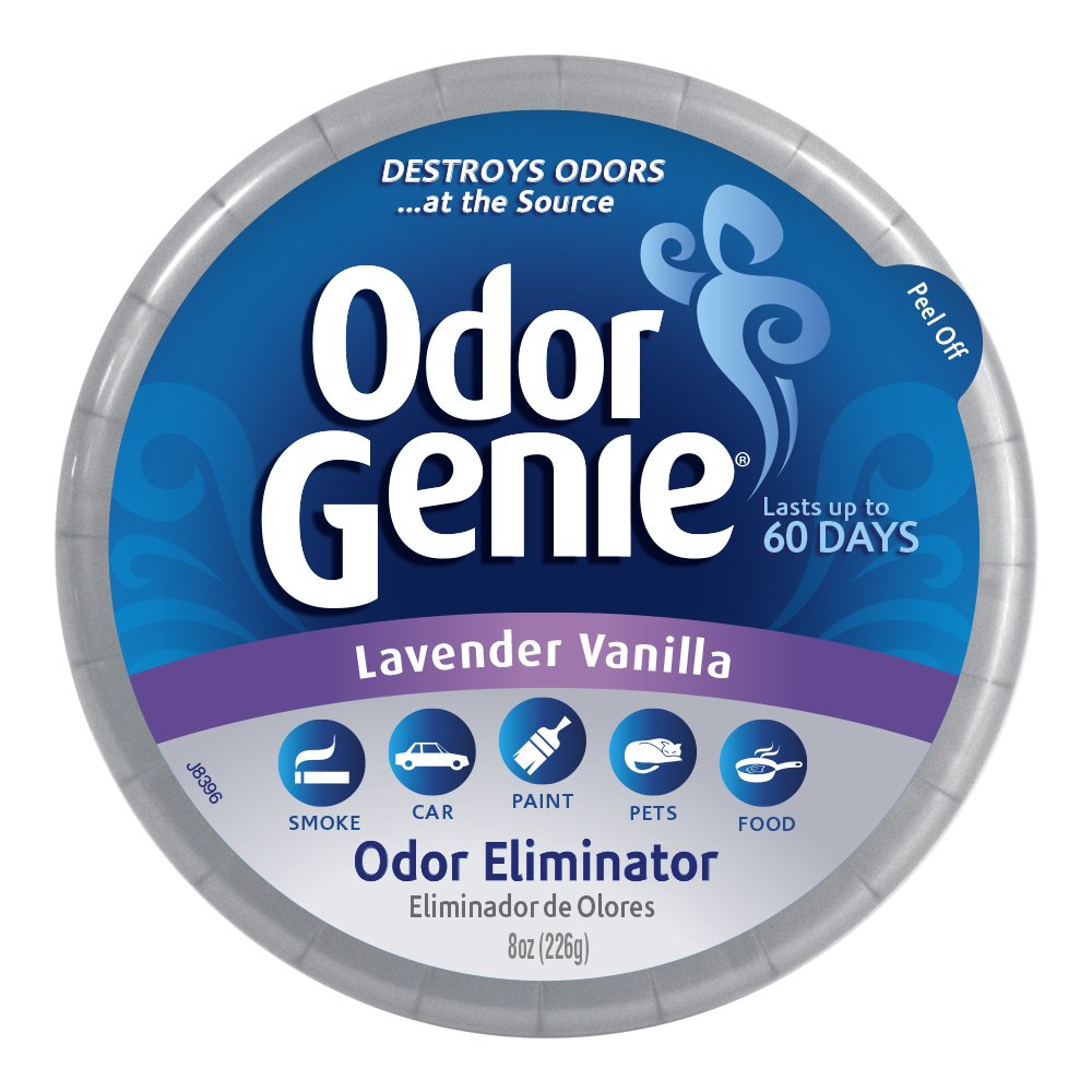 DampRid Odor Genie Odor Eliminator with Lavender Vanilla Fragrance-8 oz