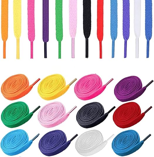 Lacci Scarpe Colorati 12 Paia Lacci Piatti Per Sneakers Stringhe