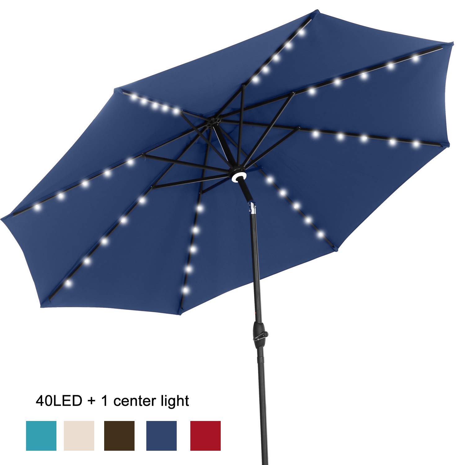 Gdy 10ft Patio Umbrella Solar Powered 40 Buy Online In Sri Lanka At Desertcart