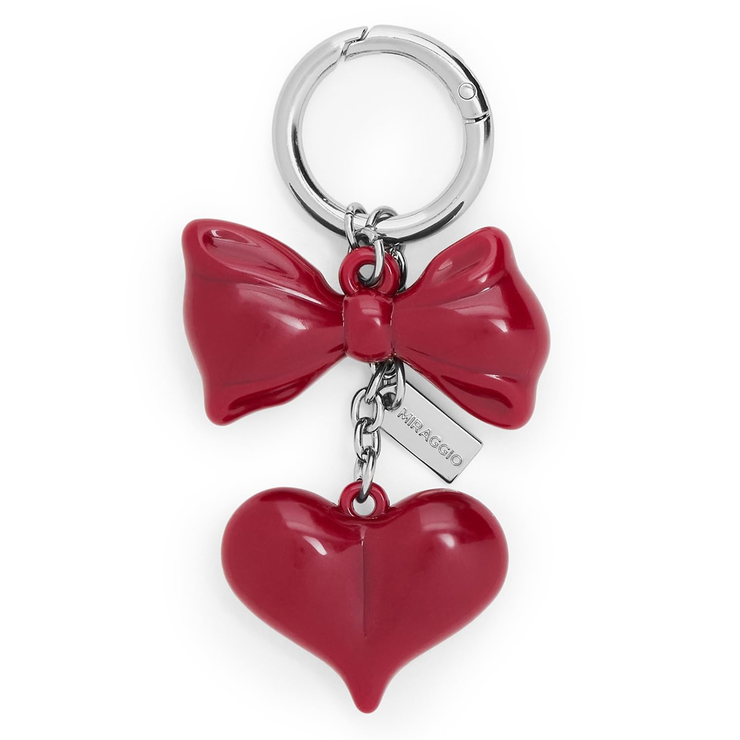 miraggio Blushing Bow Charm | Charms For Bags | Aesthetic Keychains For Handbags-picture-12