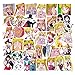 50PCS Sailor Moon Vinyl Decals, Clear Stickers No-Duplicate Waterproof Vinyl Stickers for Skateboard Luggage Helmet Guitar (Sailor Moon)