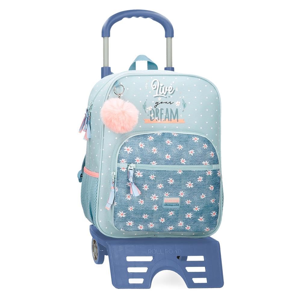 Movom Live your dreams mochilas, mochilas escolares, mochilas infantiles, Incluye pompon decorativo, varios compartimentos de Joumma Bags