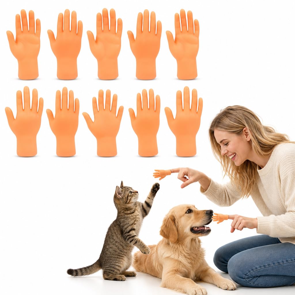 10 Pcs Tiny Hands, Finger Props for Adult Novelty & Stage Use