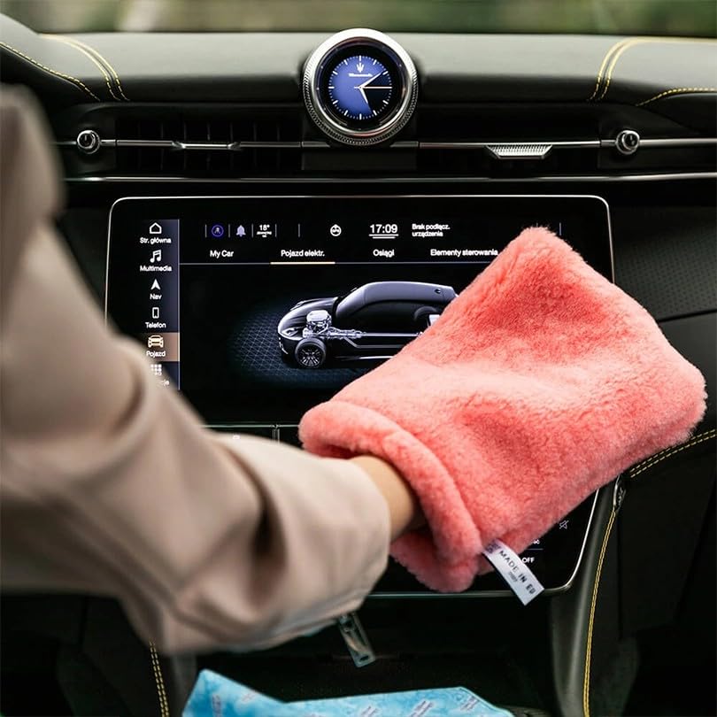 Car Cleaning Set – Juego de limpieza de coches – Kit de microfibra ecológica para limpieza de vehículos sin productos químicos