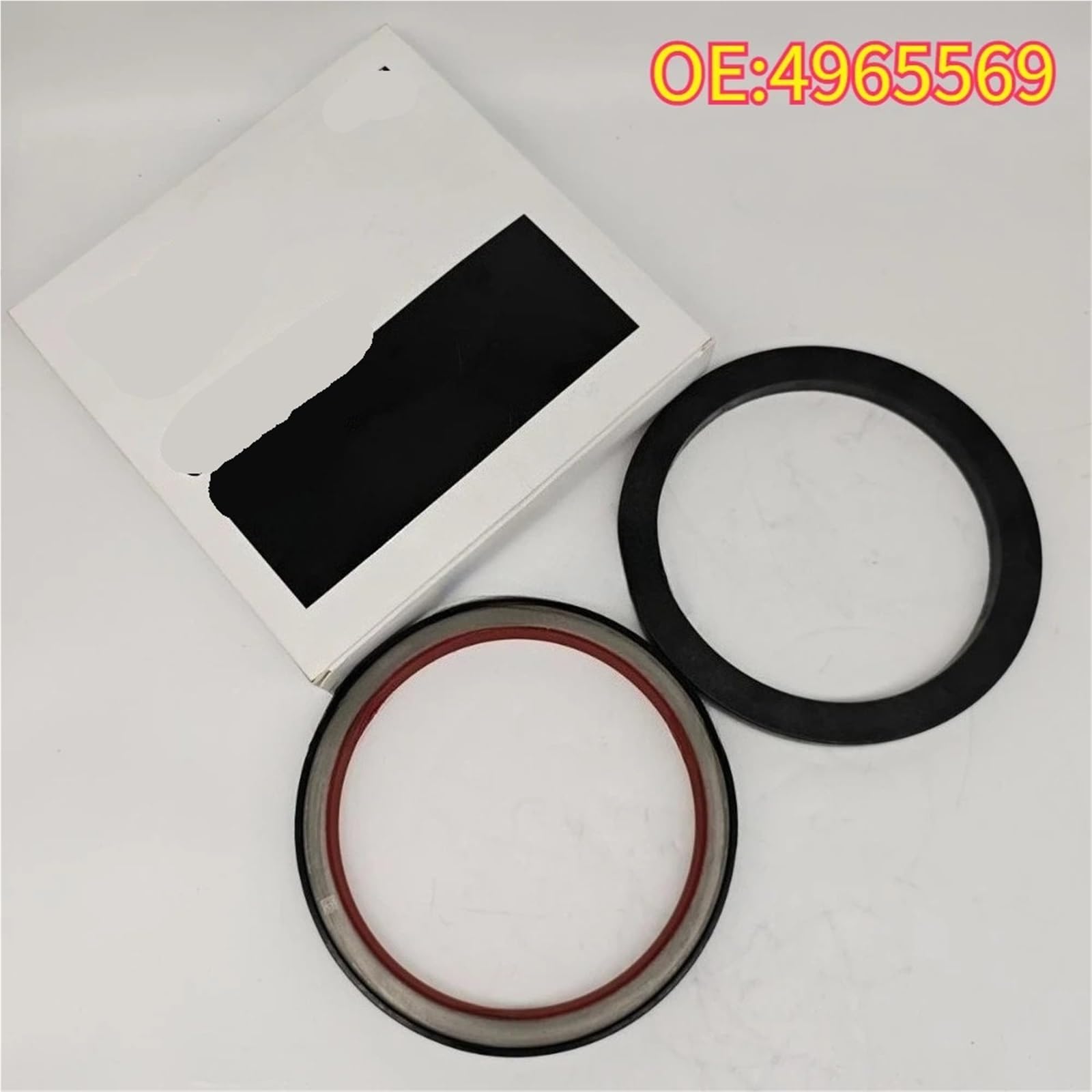 4965569 pasuje do akcesoriów silnika Cummins ISX15 QSX15, tylny uszczelniacz wału korbowego 4965569 Seal oil filter housing