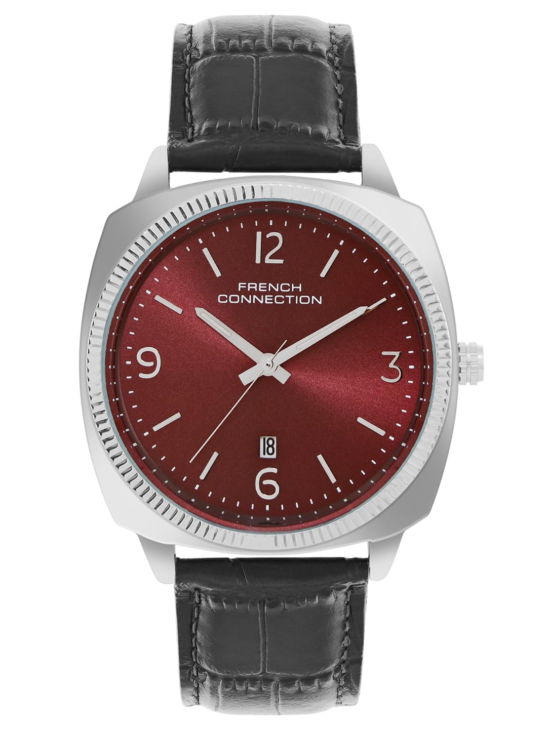 French Connection Analog Marron Dial Mens Watch-FCN084SBL (B0D78P77TS) Amazon Price History, Amazon Price Tracker