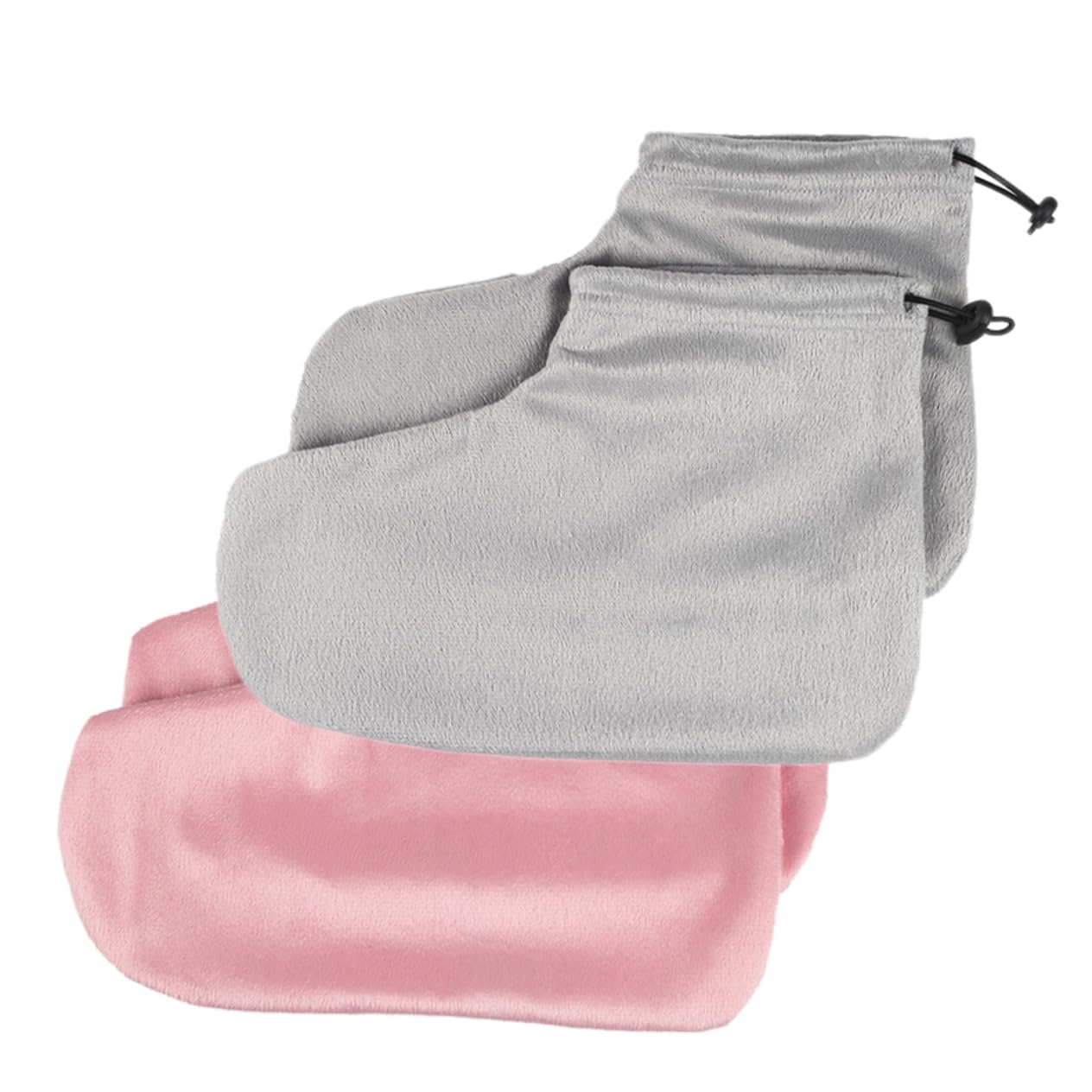 FOMIYES Pink Foot Covers 2 Pair Thermal Massage Made of Cotton for Beauty Salons