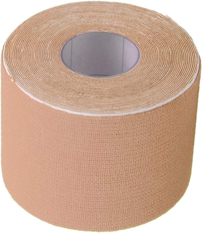 Viewm Beige Kinesiology Tape 2 inch × 16.5 Feet Uncut Roll