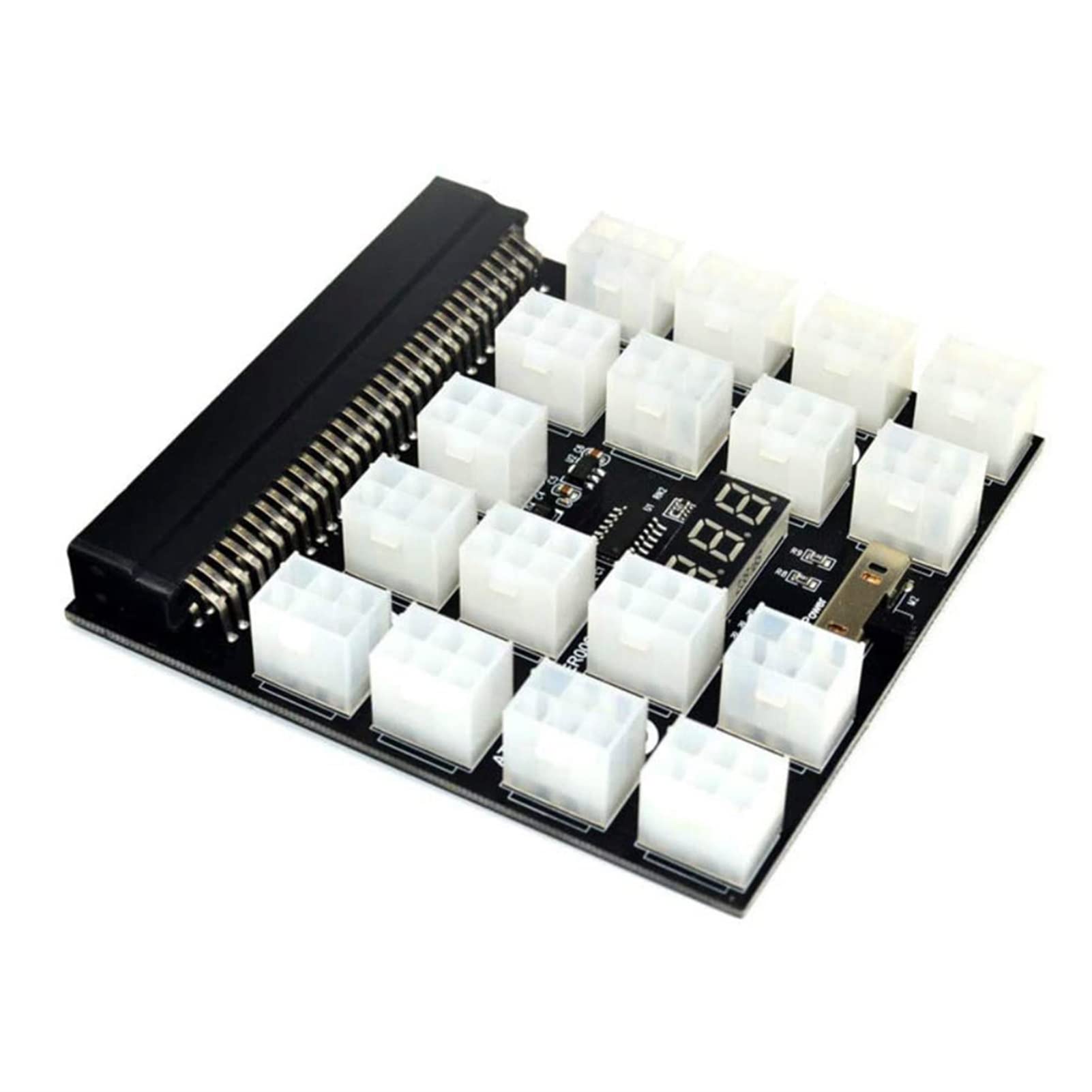 Adattatore di alimentazione PCI-E 12 V 12/17 x 6 pin per server HP 1200 W 750 W PSU Server GPU BTC Mining (17 x 6 pin)