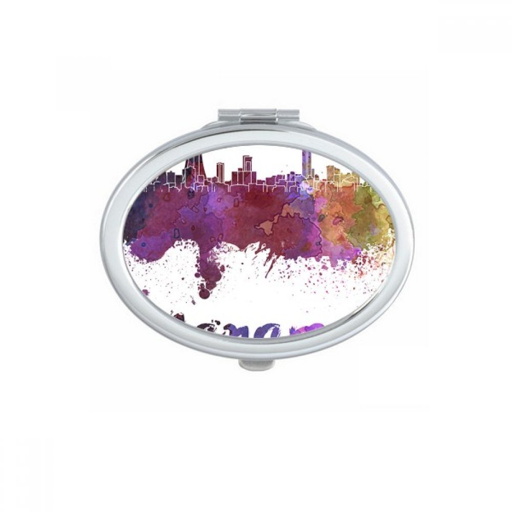 Miroir de poche Manama Bahreïn petit miroir mignon pour sac à main