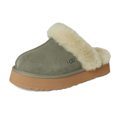 UGG womens Disquette - 7 - Moss Green/Muted Brass