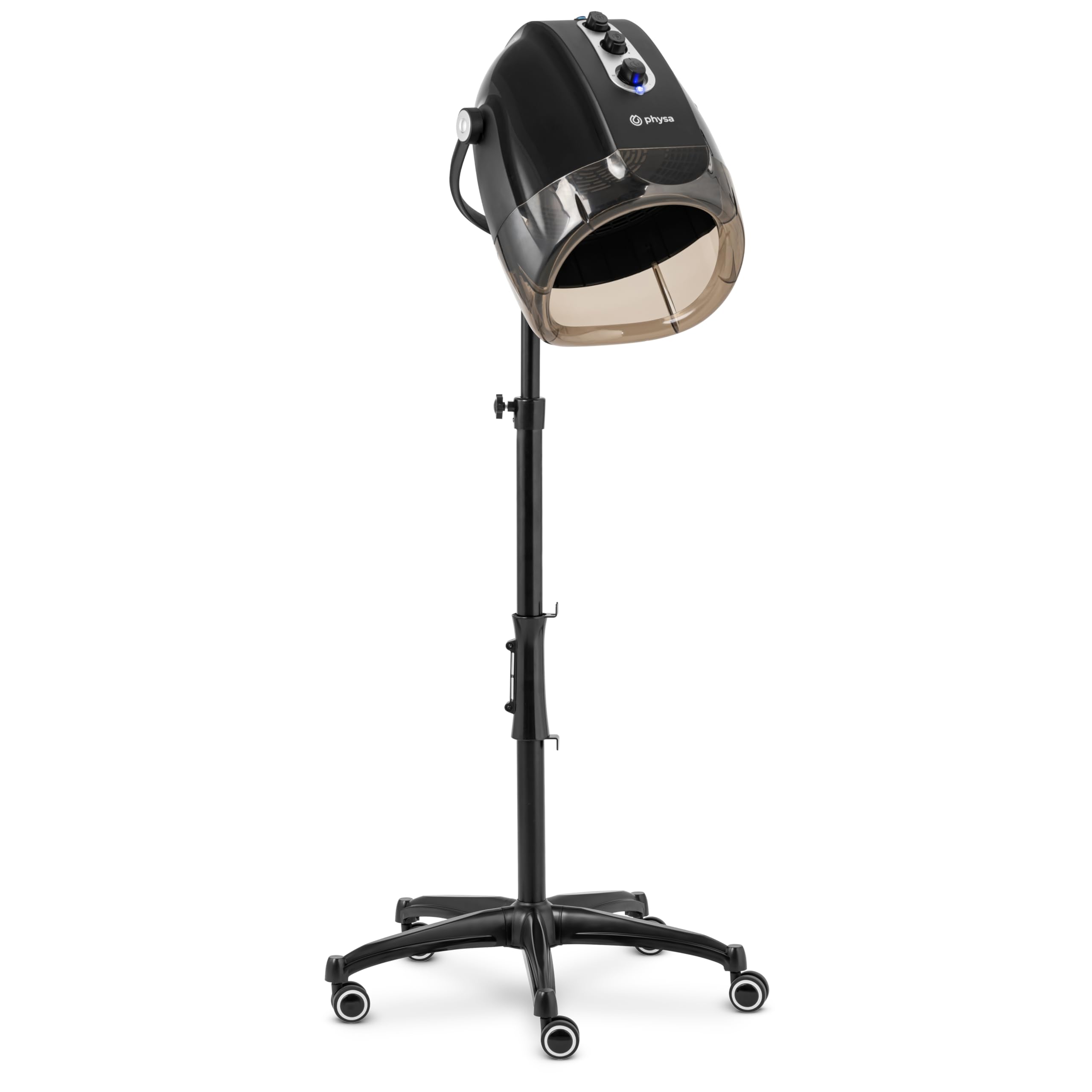 physa PHY-HD_02 - Asciugacapelli con treppiede e funzione ionica, 70 °C, 1000 W, cuffia per asciugacapelli