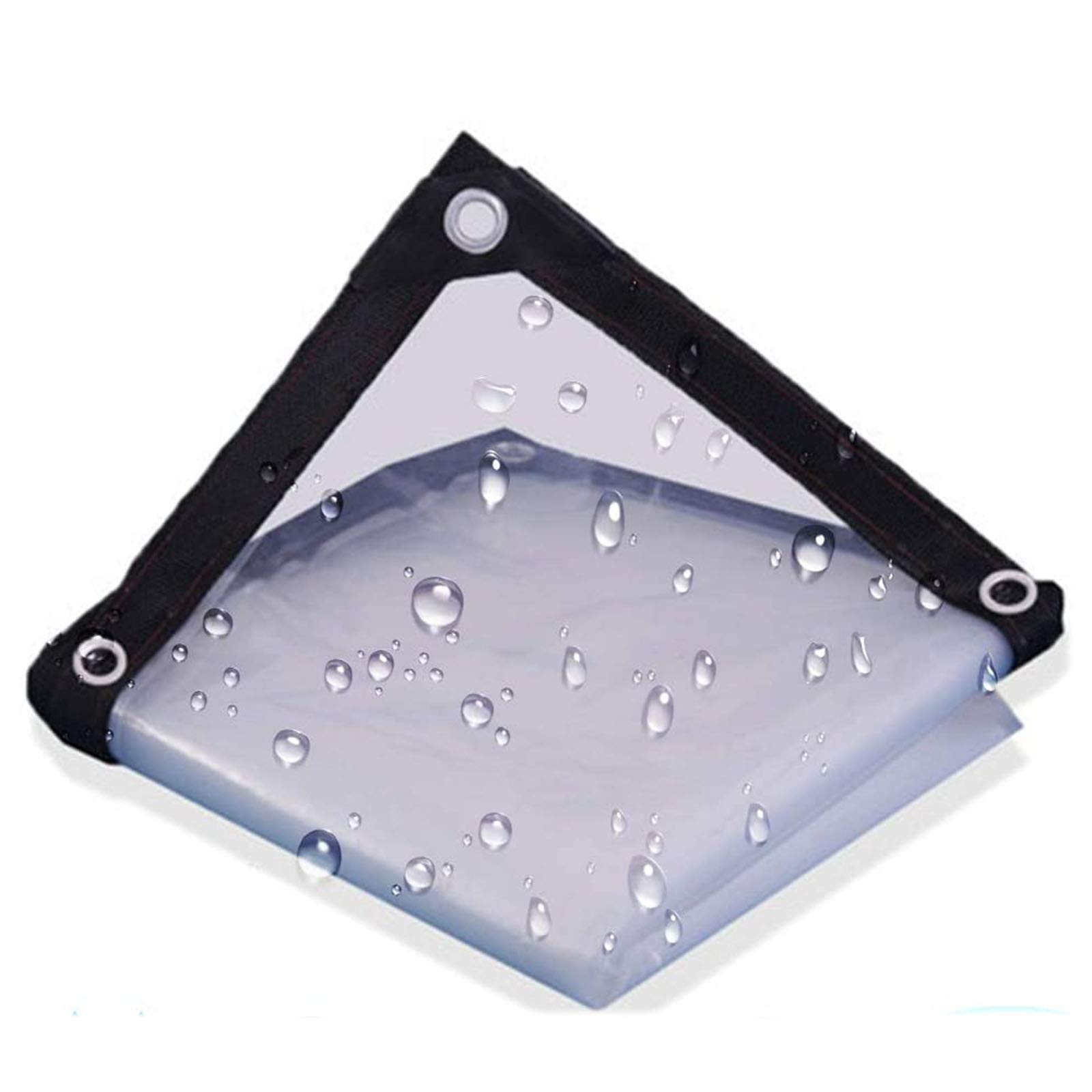 Lona impermeable transparente que evita goteras y roturas por viento