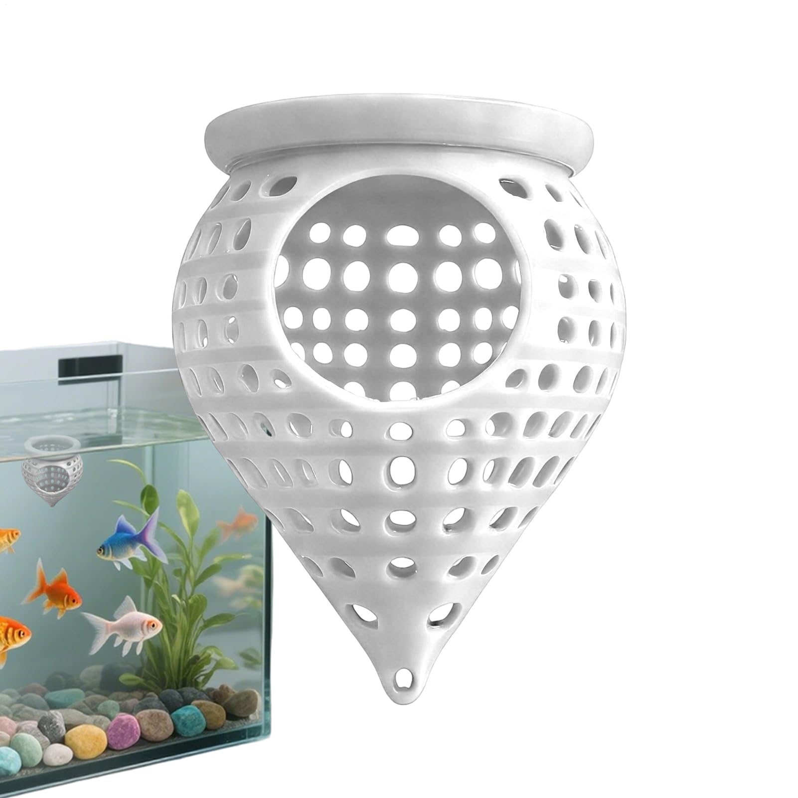 Betta Hängematte 3D-Gedruckter Futter Unterschlupf | Aquarium Fischhöhle Hängematte Spielzeug Für Corydora, Clownkrebs, Welse Und Zwerggarnelen Zum Züchten, , Füttern Und