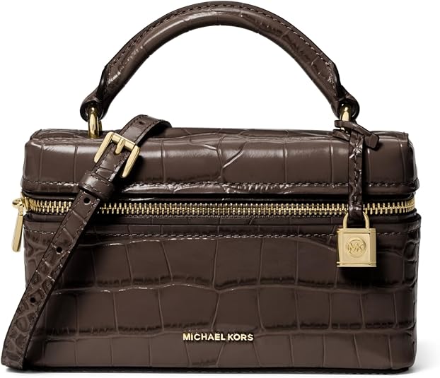 Michael Kors Jana Extra Small Top Handle Crossbody Bag, Gold-tone