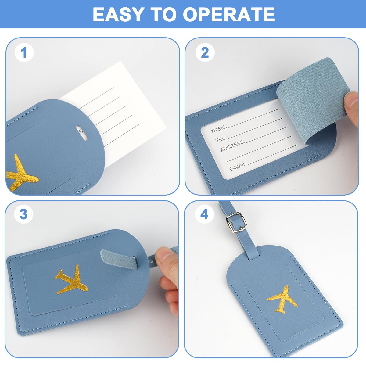 Richugui Lot De 2 étiquettes De Bagage Rétro En Forme De Tournesols