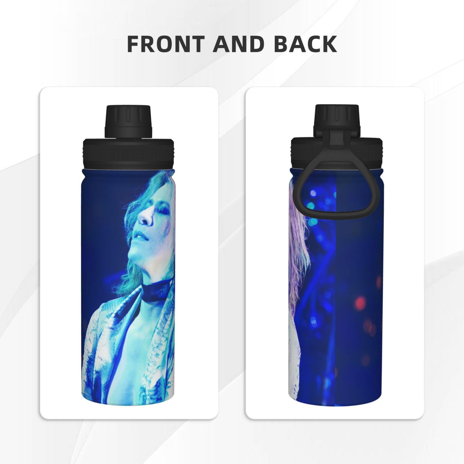 Amazon | X Japan Yoshiki Hayashi 魔法瓶カップ 水筒 スポーツボトル