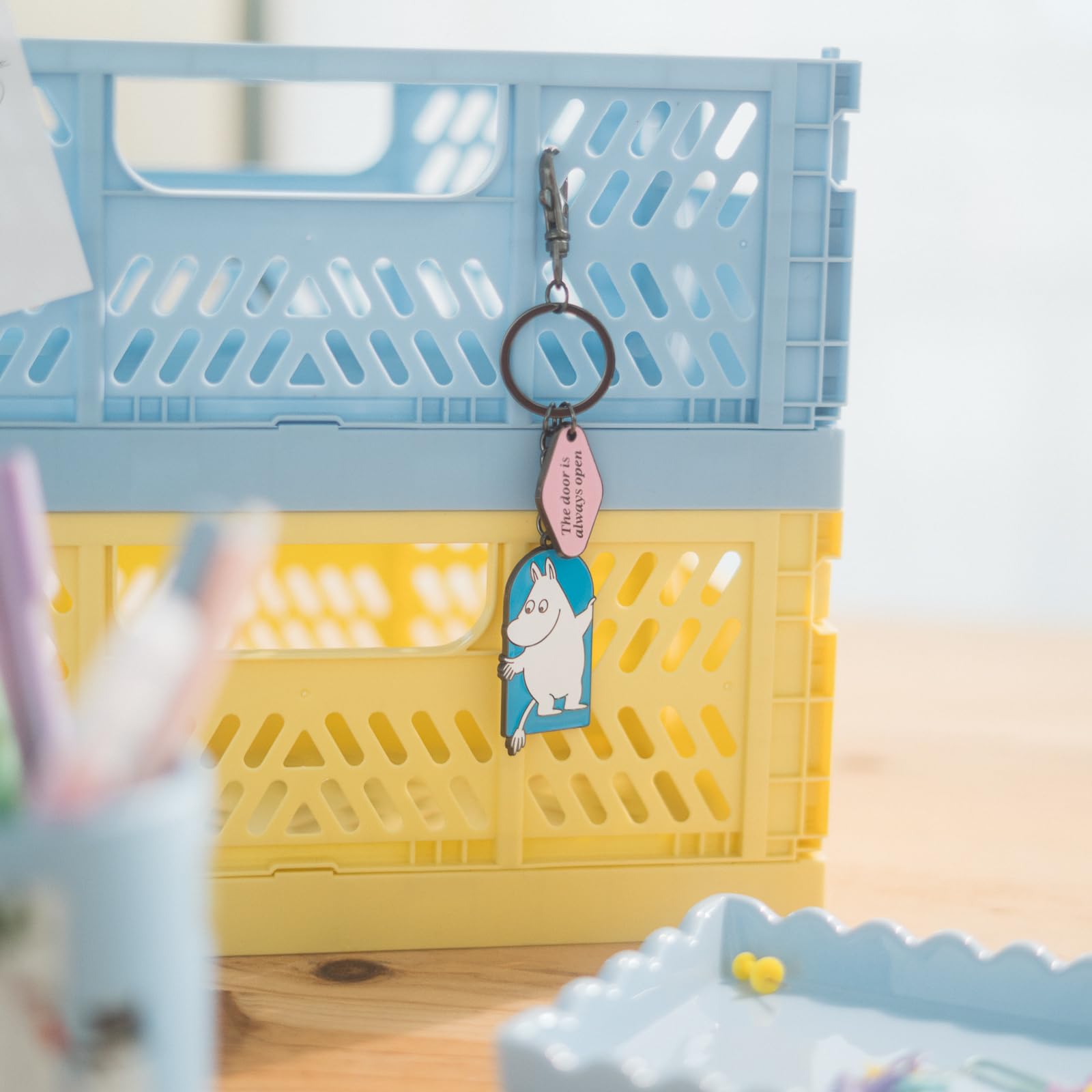 Grupo Erik Keyring - Moomins Gifts | Moomins Merchandise, Moomin Gifts Under 10 Pounds, Keychain Cute Keyring, Cool Keyrings