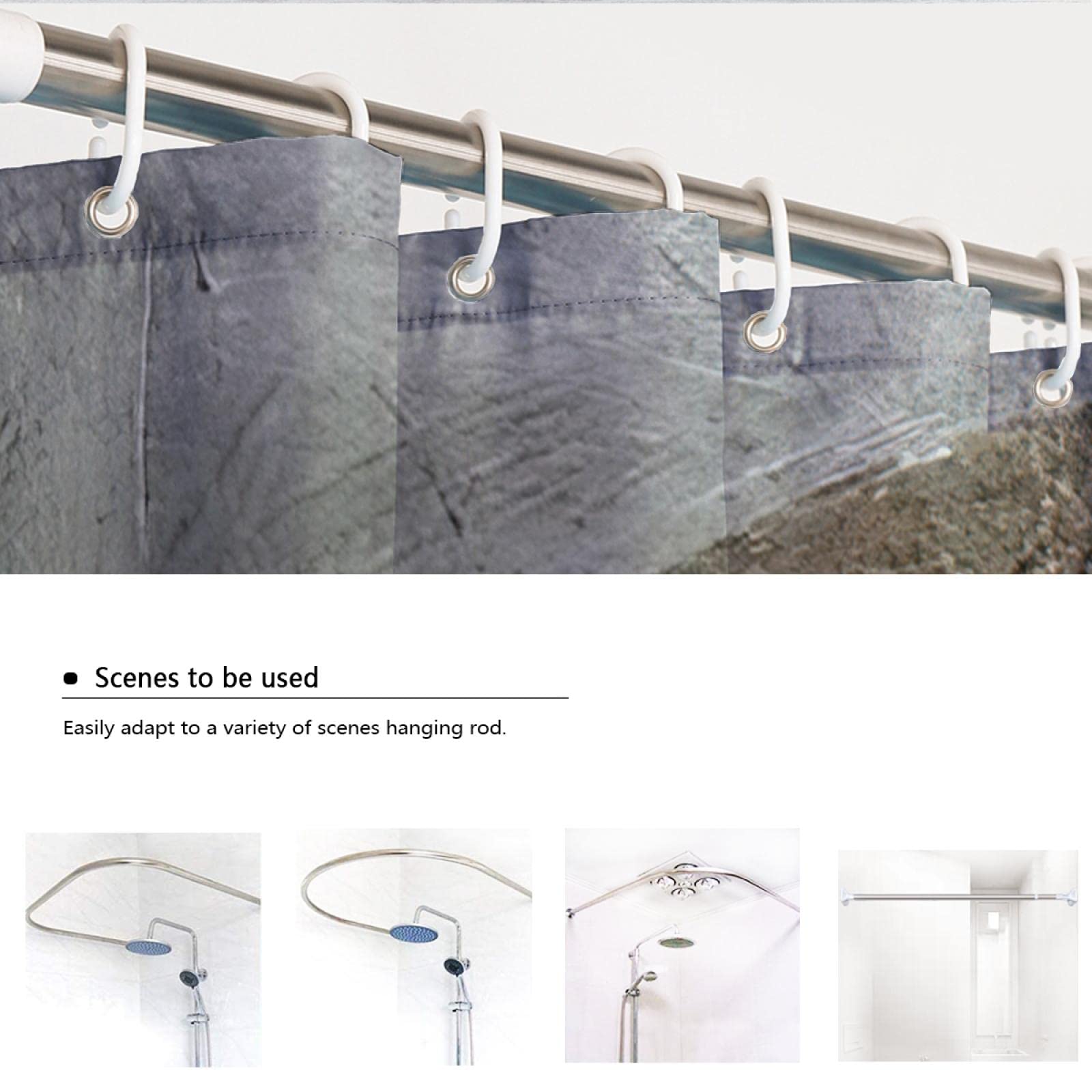 Girl Cortinas de ducha Estilo étnico africano Hermosa mujer Tribal Decoración Tela Cortina de ducha Cortina de baño de poliéster lavable para accesorios de baño 200x180 cm