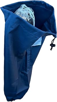 Maypole Awning & Tent Pole Nylon Storage Bag Pull Cord Blue Universal Fit