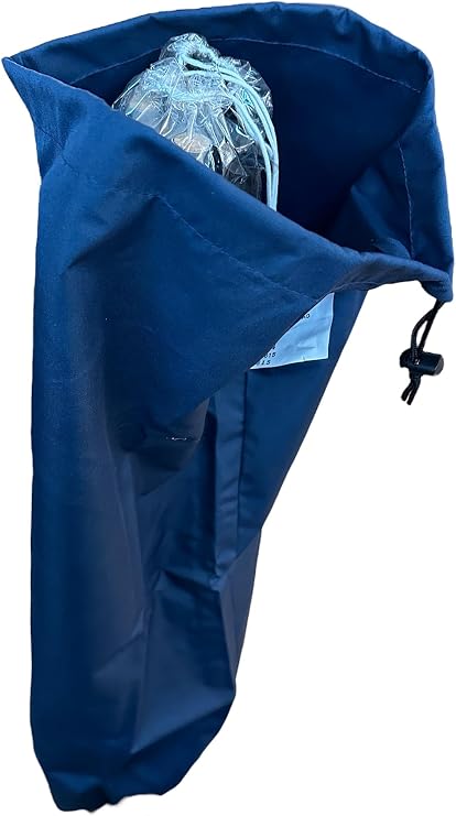 Maypole Awning & Tent Pole Nylon Storage Bag Pull Cord Blue Universal Fit
