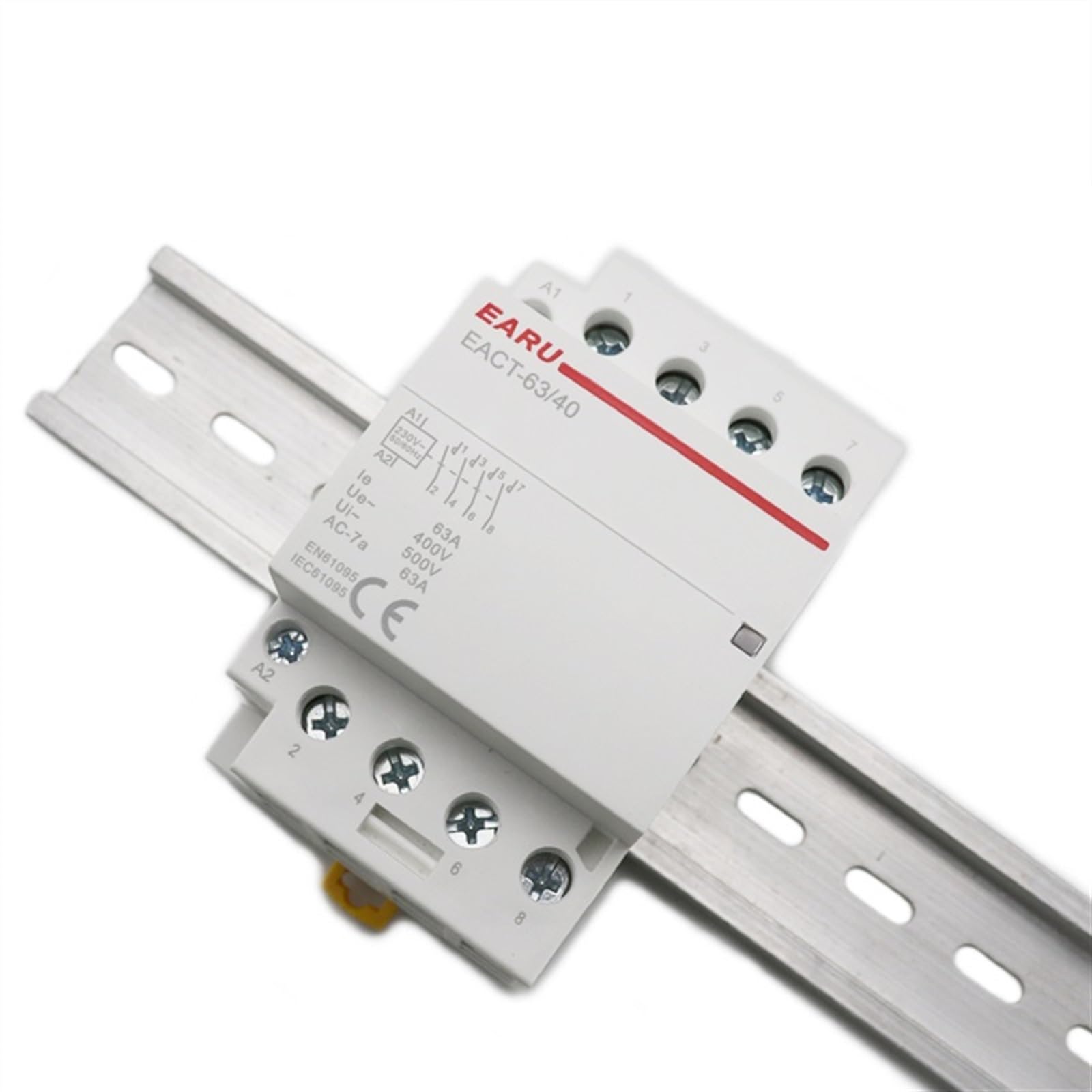 Domowy przełącznik stycznika modułowego AC 4P 16-100 A, AC 110 V 50/60 Hz, na szynie DIN, 4NO 4NC 2NO 2NC(32A-4NO)