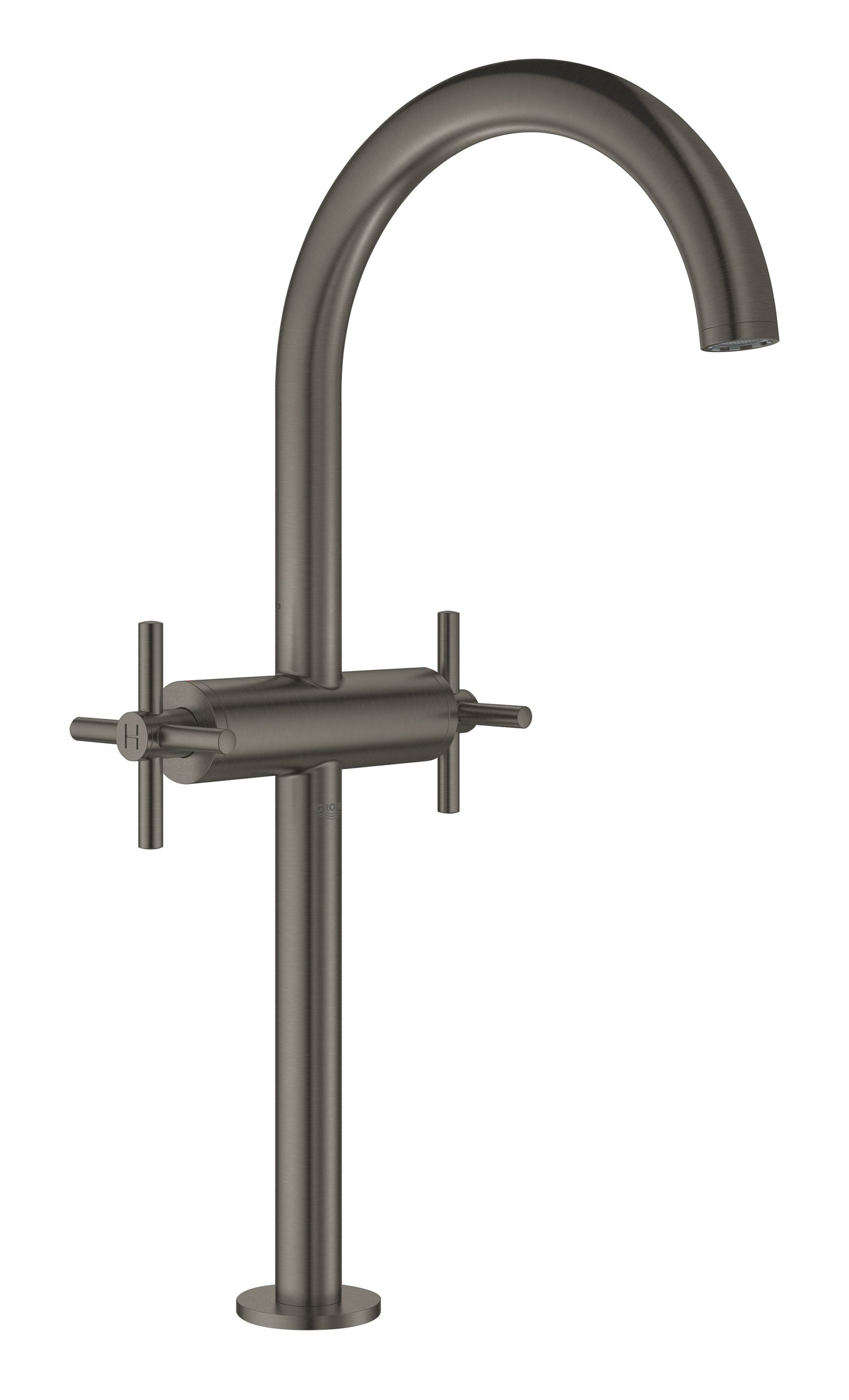 GROHE Atrio | Banyo Armatürü - Lavabo Tek Delikli Batarya, DN 15 XL-Size | Sert Grafit Fırçalanmış | 21044AL3