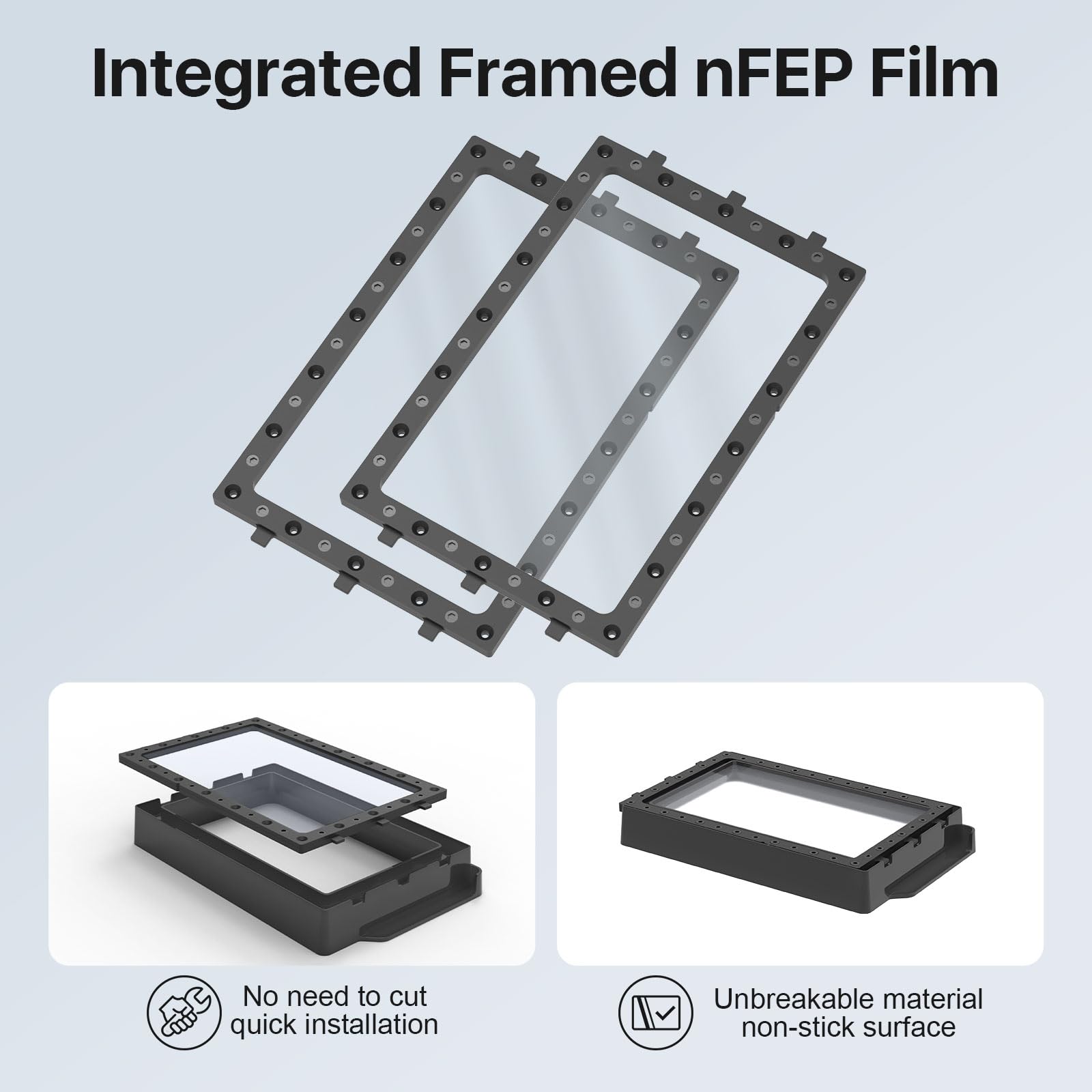 MateForm Air 4 - Stampante 3D in resina, stampante LCD ad altissima precisione con risoluzione di 14,85 μm, stampante MSLA di grado industriale con riscaldamento e filtro dell'aria, grande