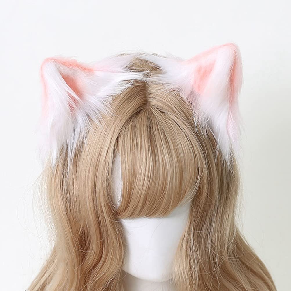 Amazon.co.jp: 猫耳 ネコ バレッタクリップ もふもふ耳 髪飾り 道具
