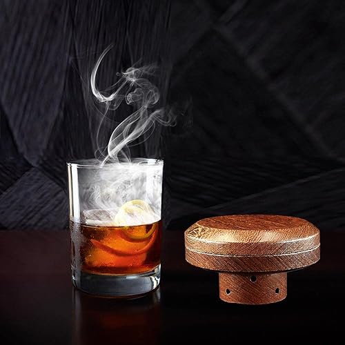 Miniatura 7 de Kit de ahumador de cóctel con virutas de madera madera de manzana madera de roble madera de nogal madera de cerezo kit antiguo