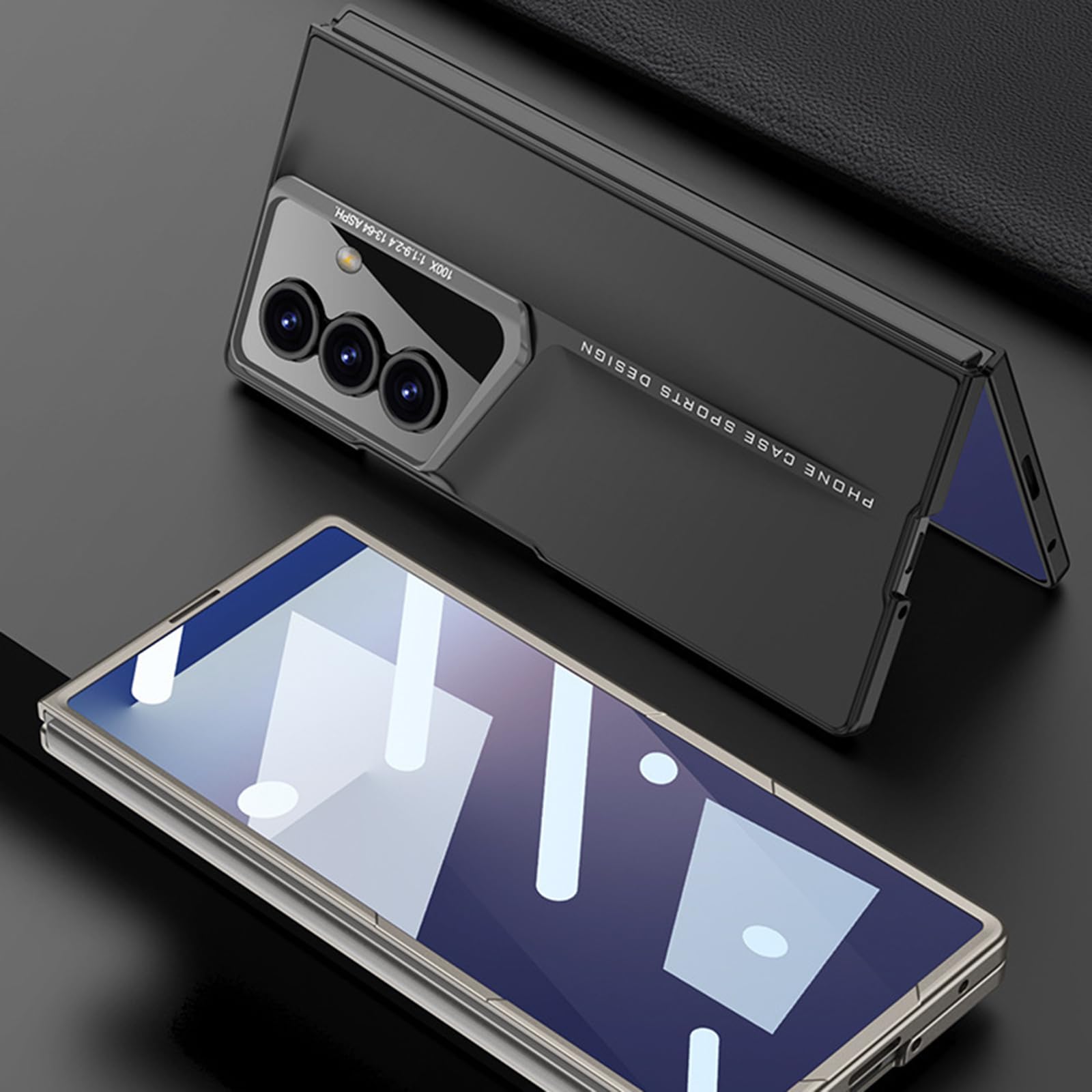 Hülle Für Samsung Galaxy Z Fold 8 Ultra,Eingebauter Glas Displayschutzfolie