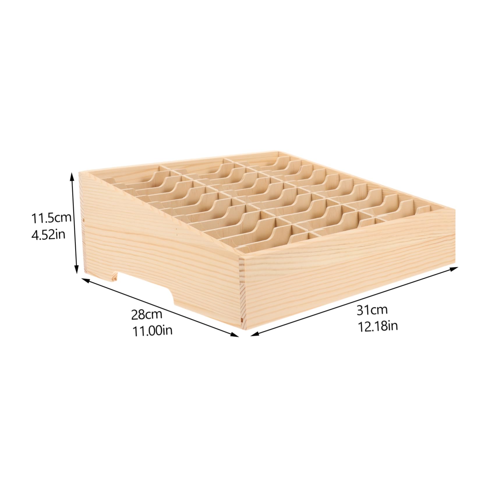 Operitacx Soporte para Teléfono Móvil de Escritorio en Madera Resistente Múltiples Compartimentos para Organizar y Almacenar en Habitaciones de Estudio o Dormitorio