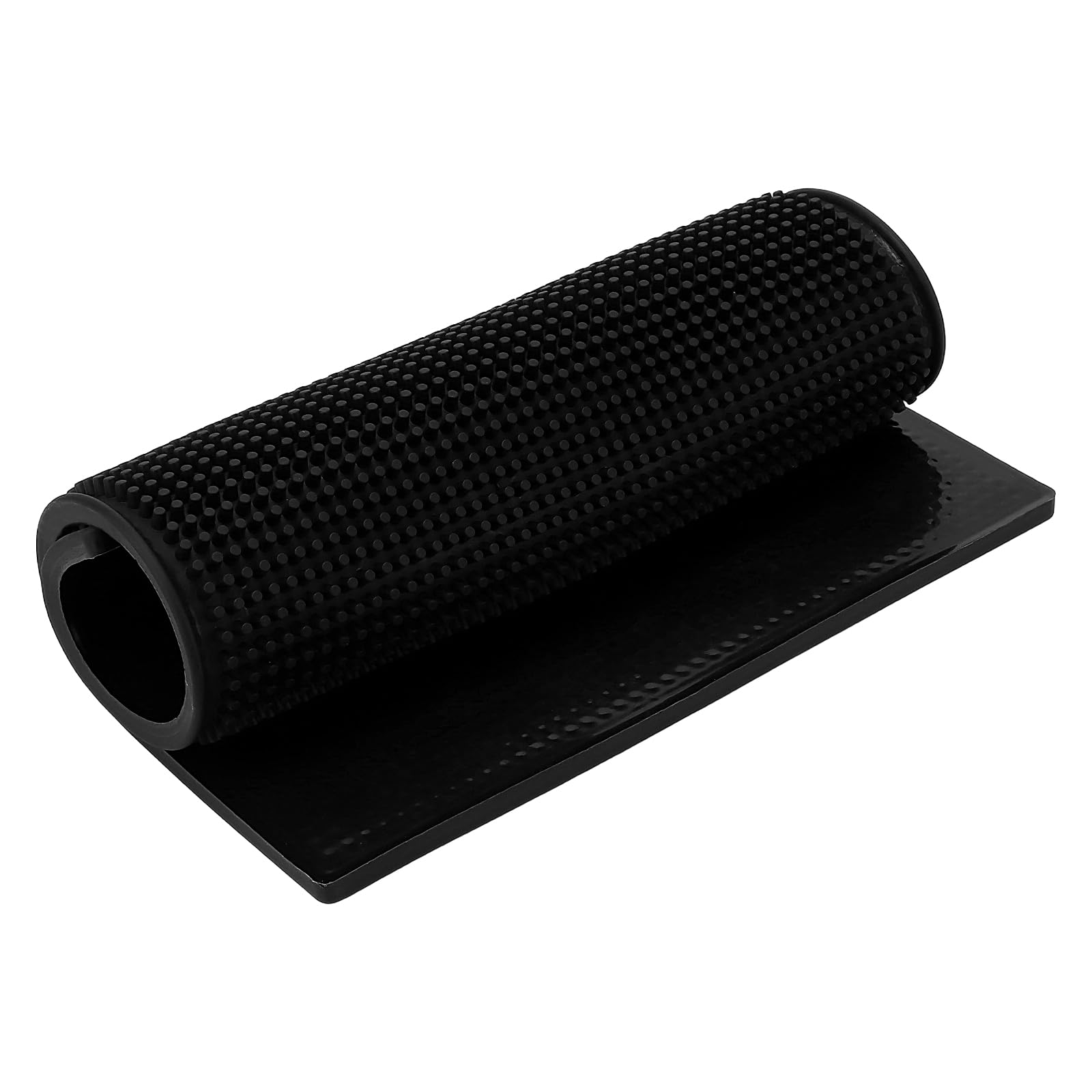 Juego de 3 alfombrillas de silicona para barra de bar, 45 x 30 x 1 cm, negro