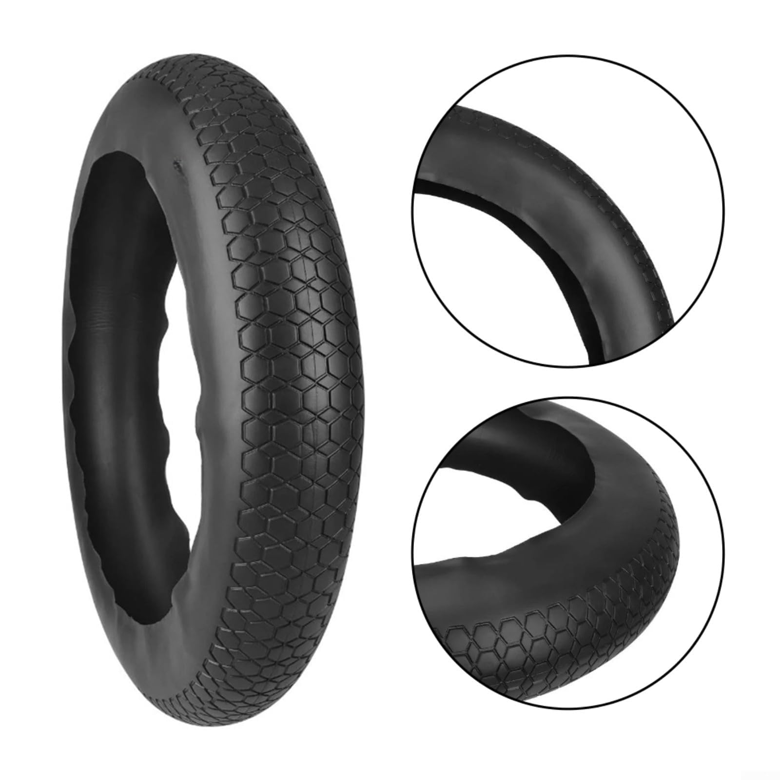 20x4.0 Negro blindado para neumáticos E-Bikes: neumático antipinchazos con agarre mejorado áspero para terreno, compatible con ATV