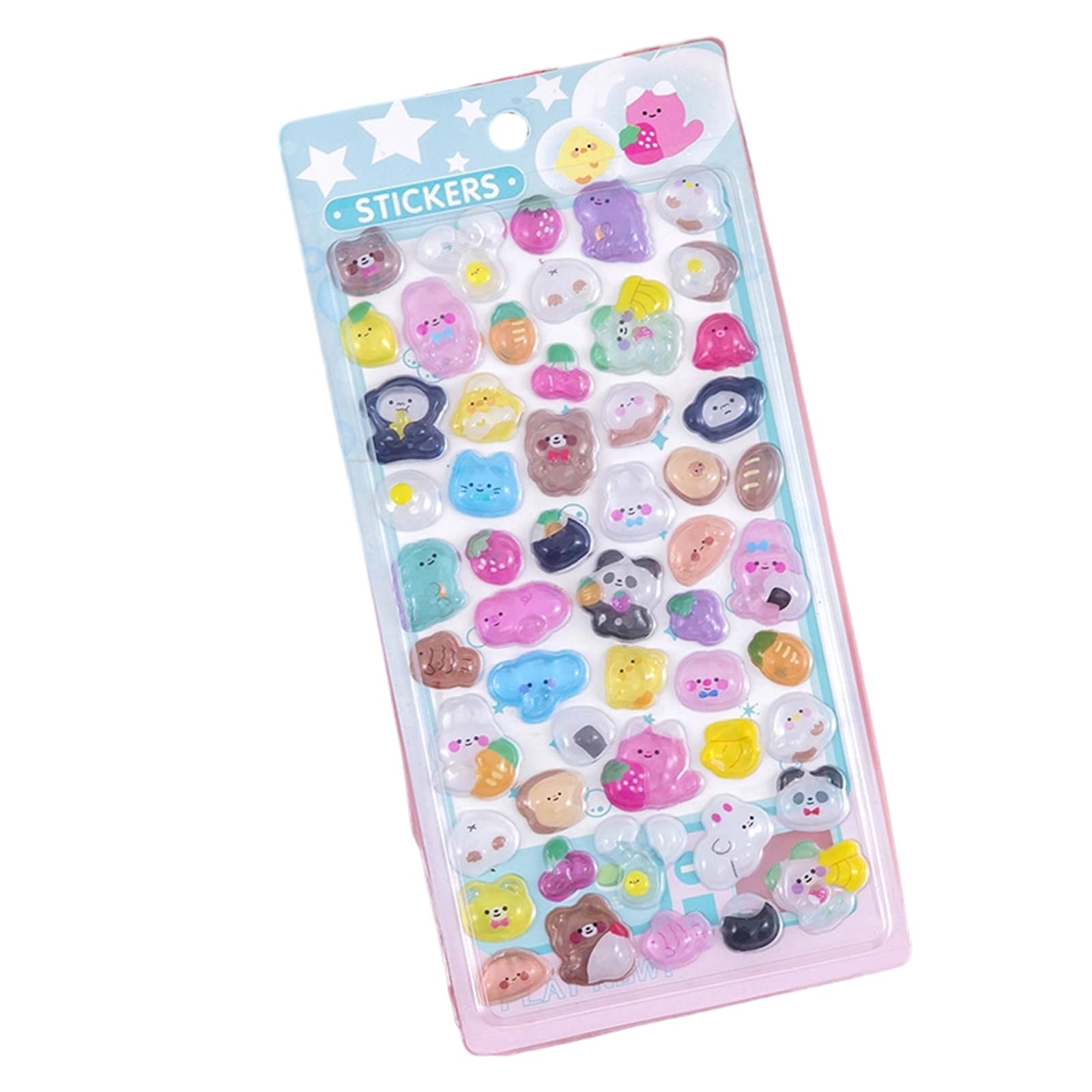 ordinarYone Embossed Animal Sticker Adhesive ABS Sticker For Art Craft Notebook Journal Phone Case Laptop Scrapbooking
