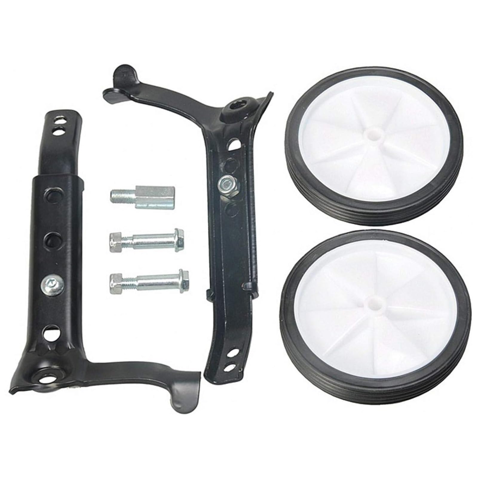 THE WHITE SHOP Bicycle Training Wheels, Bicycle Stabiliser fot Kids Fits 16-18-20-22-24 inch Kids Variable Bike,Heavy Duty Stabilizers Mounted Kit for Kids Boy Girls Bikes