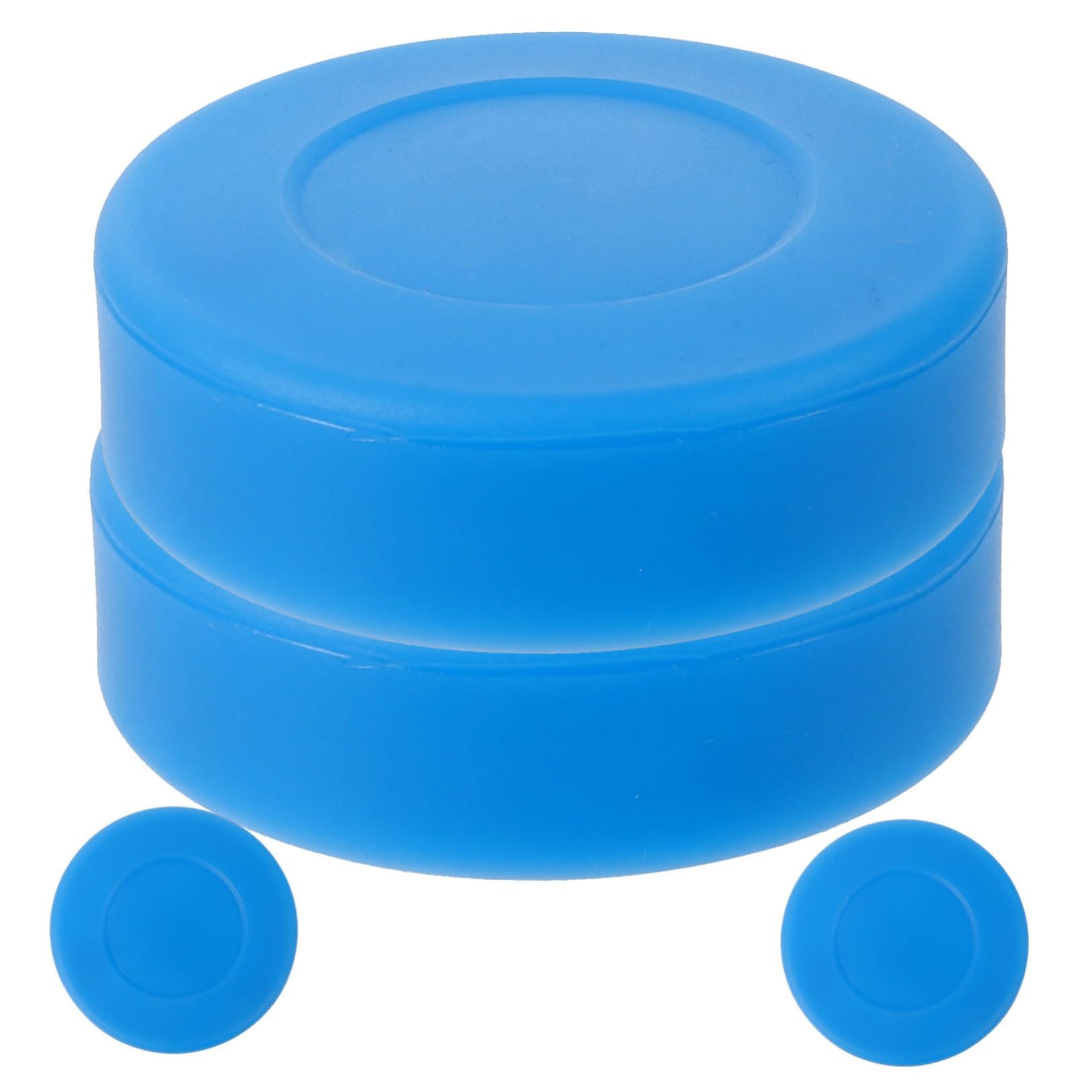 ibasenice 4pcs Ice Hockey Flat Ball Hockey Puck Balls Hockey Training Supplies Hockey Training Puck Outdoor Hockey Balls Official Regulation Hockey Puck Hockey Puck Display Pucks Blue