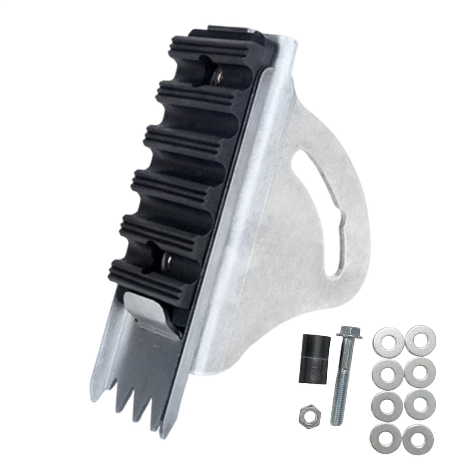Herramienta de repuesto de zapata antideslizante de aluminio, almohadillas antideslizantes y fuertes accesorios seguros para piezas de escaleras, kit de reparación para un mejor agarre y seguridad