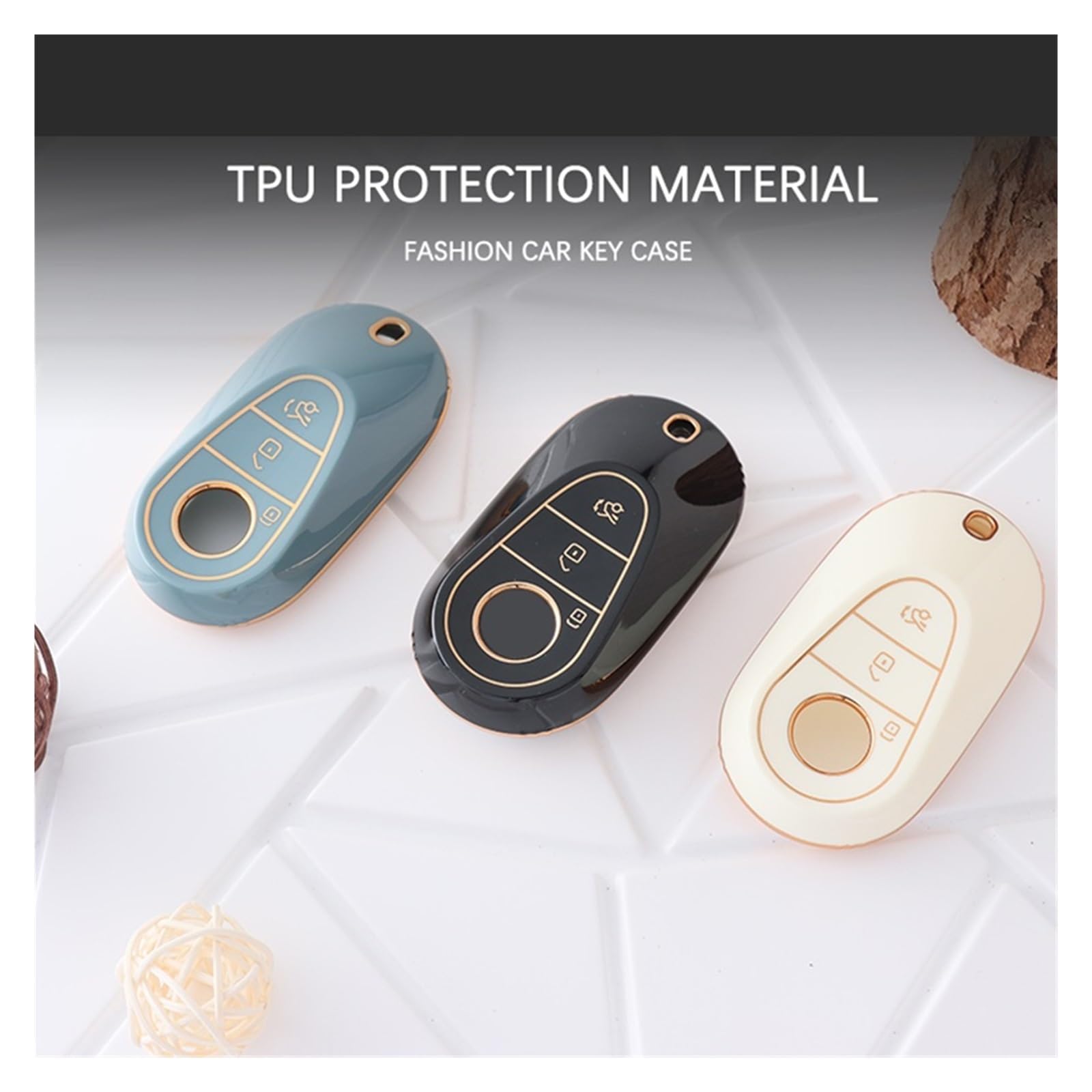 Etui na klucze TPU miękka obudowa ochronna dla Mercedes Benz CS klasa W206 W223