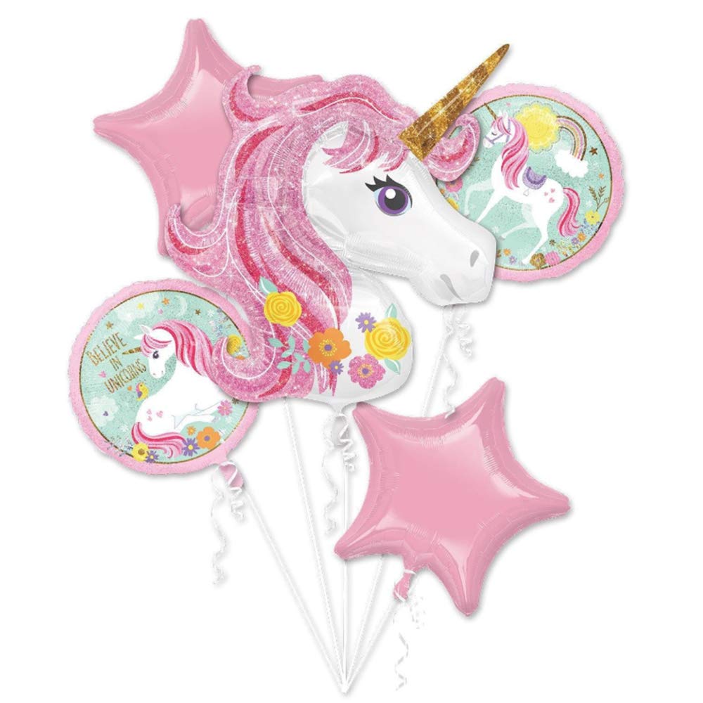 40" Unicorn Balloons Birthday Party Decorations,Pink Unicorn Balloon for Unicorn Theme Party Supplies,globos de unicornio,Unicorn Theme Party Decor,Pink Birthday Backdrop