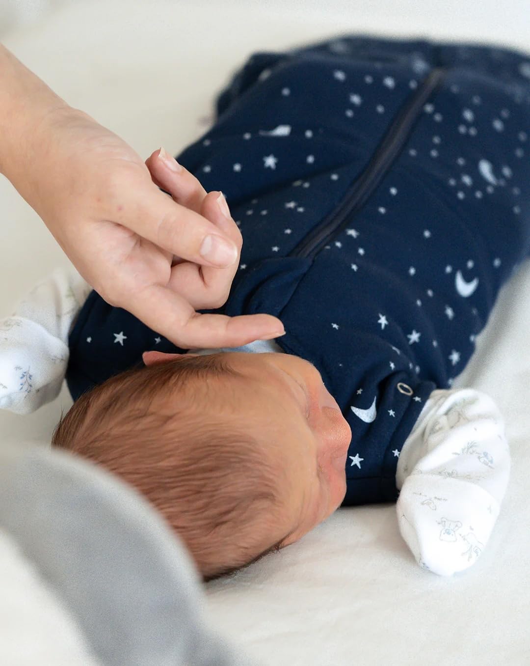 Sweet Dreamers, Baby Sleep Bag, Blue Moon and Stars, 3-12 Months - Image 3