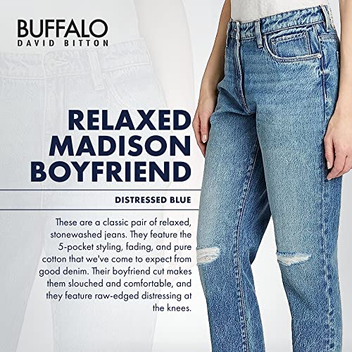 Buffalo David Bitton Women's Madison Relaxed Boyfriend Jeans3