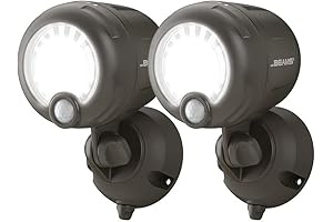 Mr. Beams MB360XT 200 Lumen Wireless Battery Operated Motion Sensing LED Spotlight, 2-Pack