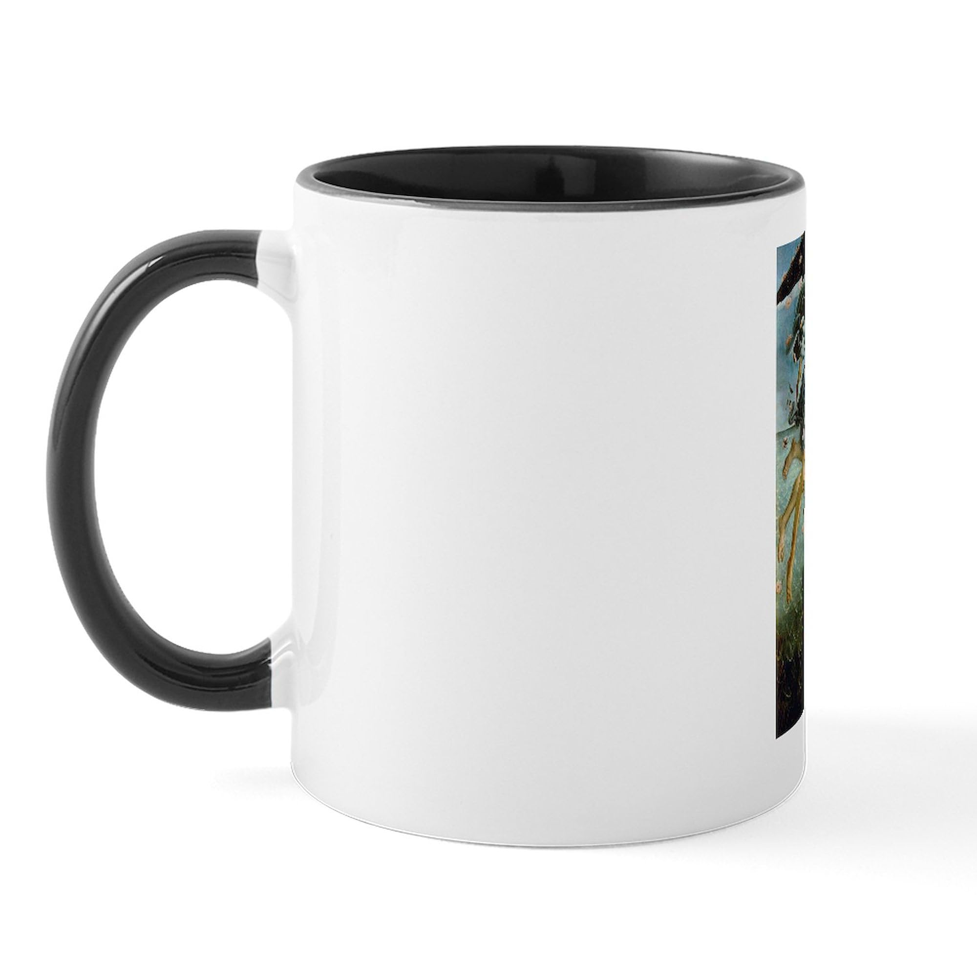 14oz black white hearth hand coffee mug Green Delft 14oz Stoneware Coffee Mug by Sweet Water Decor – Tuesday Morning