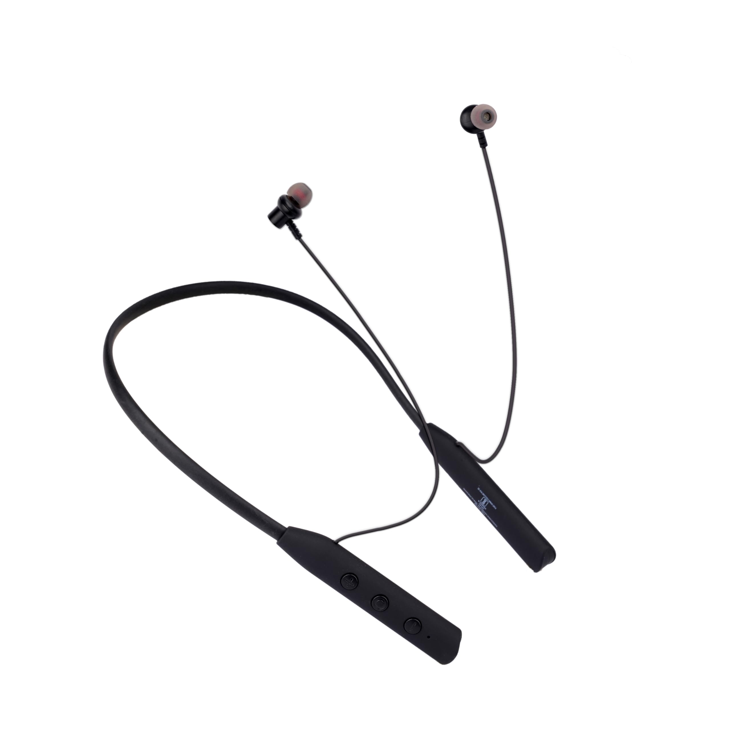 Hall Switch Auto Play/Pause & On/Off Magnetic Earbuds Dual Pairing Fast Pair Neckband BT V5.2 Voice Assistant Dynamic Wireless Earphones Upto 30 Hrs Playtime (Black)