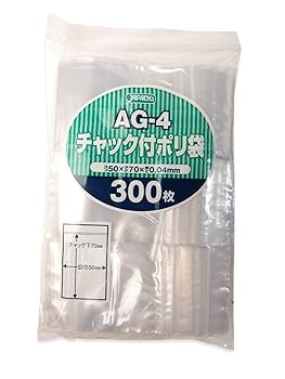 その他 pontachan Amazon.co.jp: チャック付ポリ袋 40ミクロン 横50×縦70mm 300