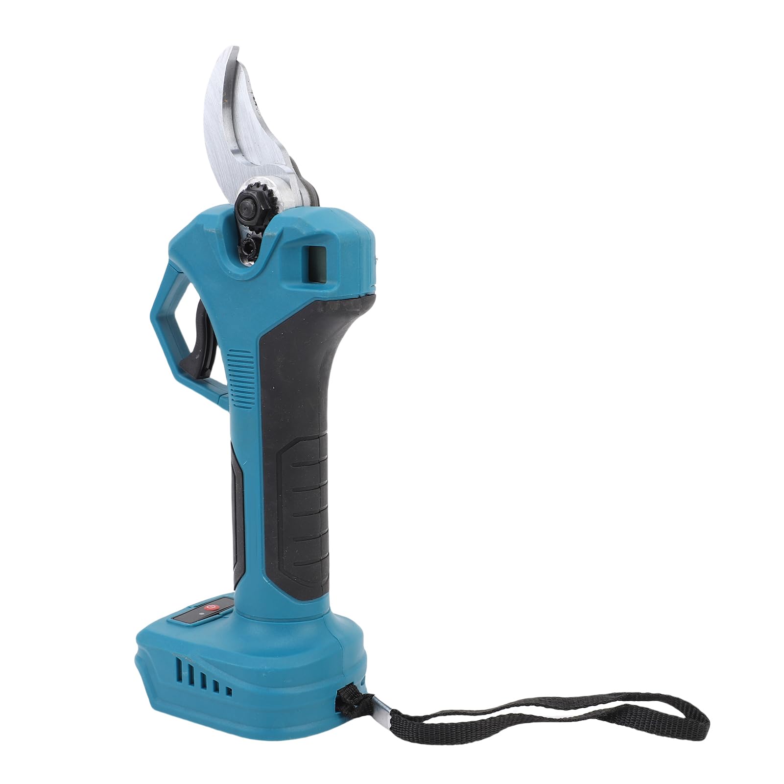 Jeffergarden Podadora Eléctrica Azul, Cortadora de Árboles Inalámbrica con Pantalla Digital y Cierre de Seguridad de 30 Mm para Jardinería