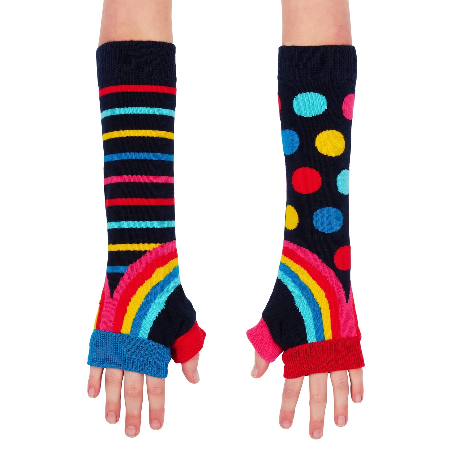 United Oddsocks Armwarmers Rainbow (ARMRAIN), Multicolor, talla única